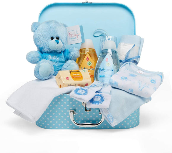 Resväska med babyprodukter - Blå