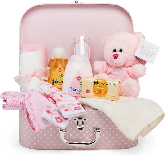 Resväska med babypodukter - Rosa